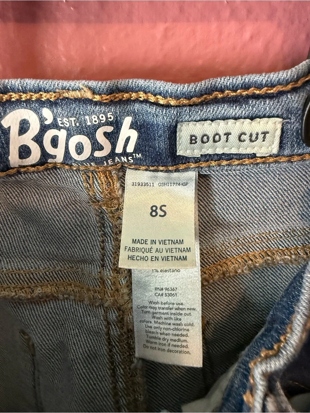 Osh KoshClassic Light Blue Girls Bootcut Jeans - Unbranded
